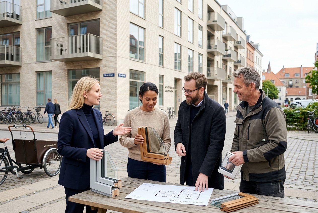 Sådan vælger du nye vinduer i en etageejendom i København